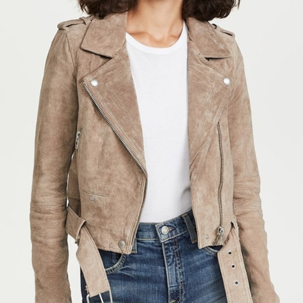 BLANKNYC Suede Jacket - Sand Stoner